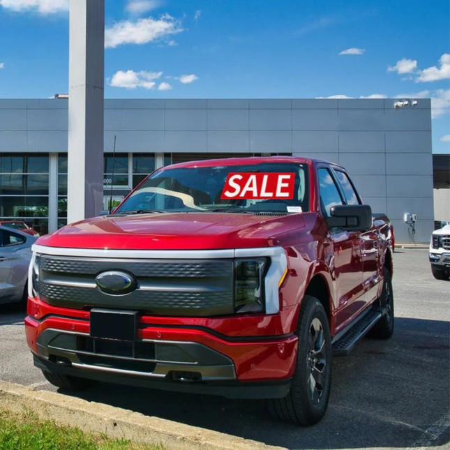 Custom Used Car Electrostatic Sticker Windscreen Static Decal