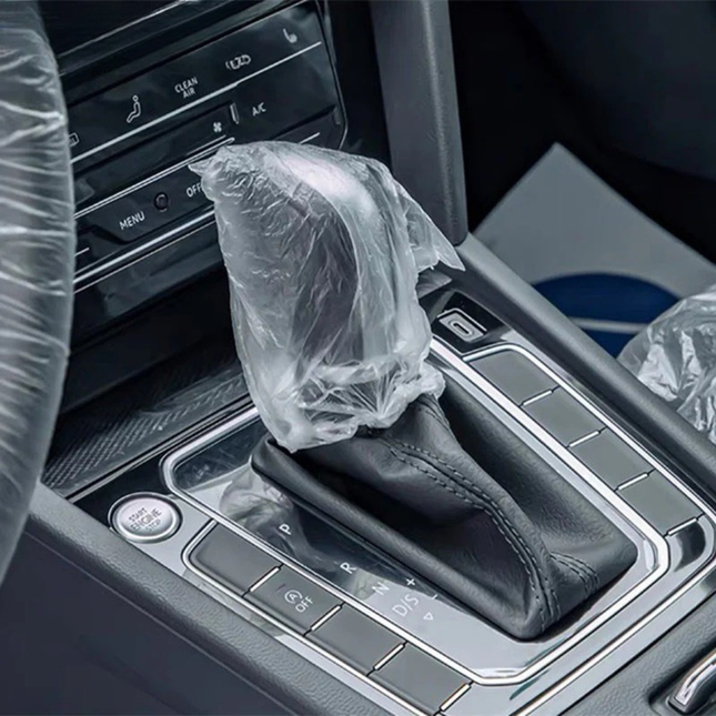 Disposable Plastic Film Gear Lever Cover