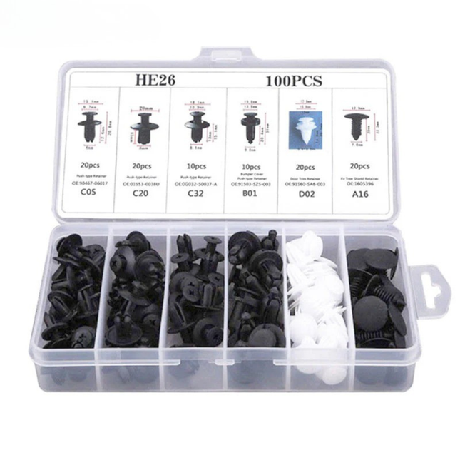 Automotive Body Rivets Plastic Screws For Car Bumper