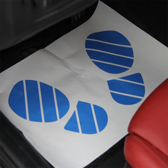 Car Repair Wash Disposable Paper Car Foot Mat