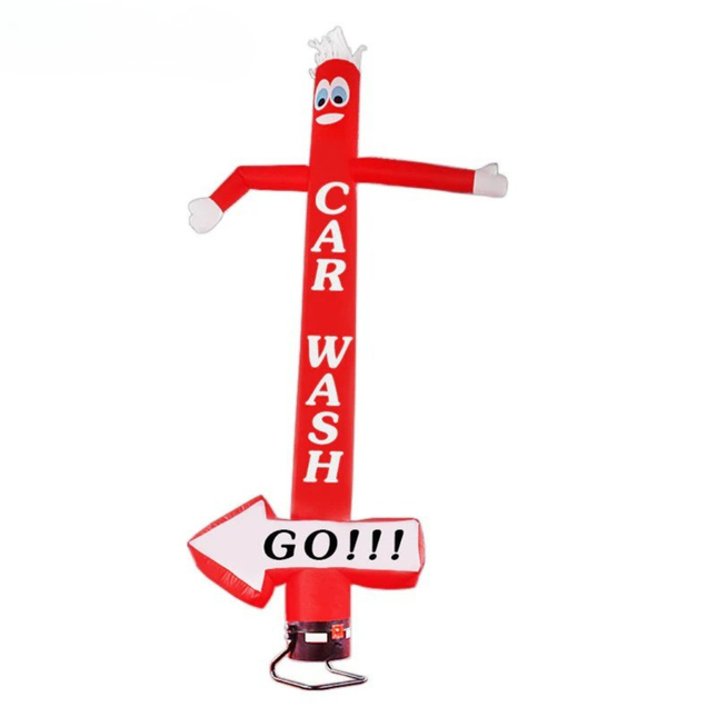 Used Car Wacky Wash Inflatable Tube Balloon Man