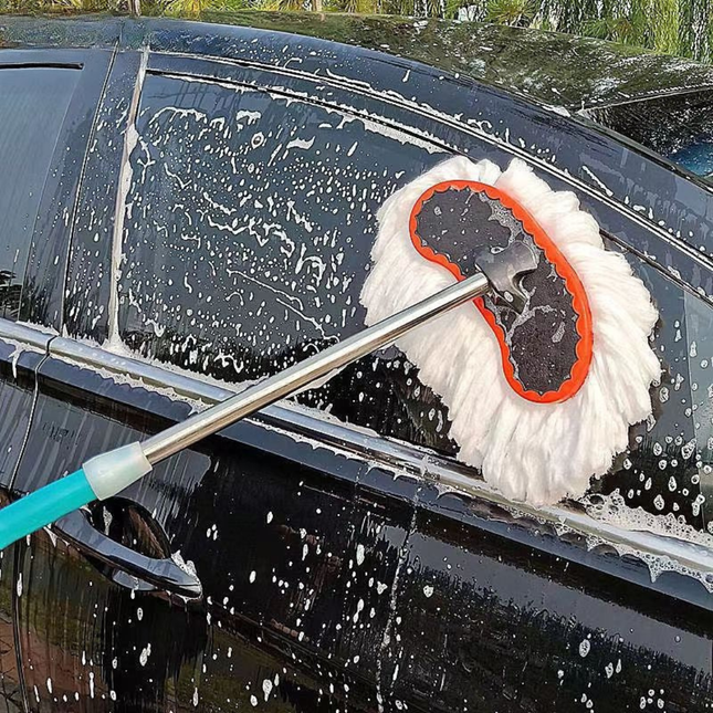 Soft Bristle Long Handle Wash Broom Extendable Car Wash Brush