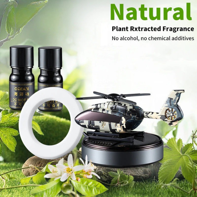 Funny Turbo Solar Car Air Freshener Perfume