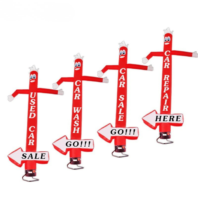 Used Car Wacky Wash Inflatable Tube Balloon Man