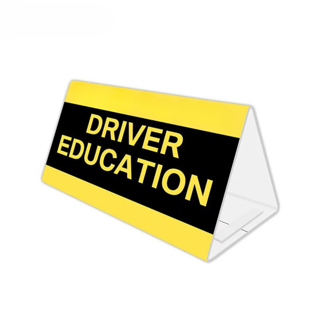 Large Driving Instructor Learners Magnetic Student Driver Car Roof Signs