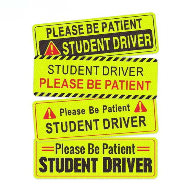 New Student Rookie Driver Magnet Car Sticker Sign