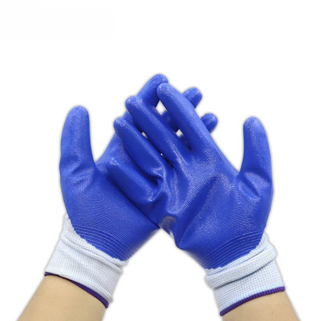 Auto Shop Mechanic Nitrile Breathable Car Repair Gloves