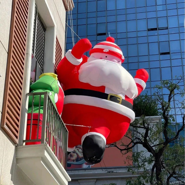 Funny Santa Inflatable Balloon Advertising Man