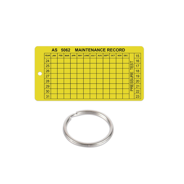 5062 Aluminum Alloy Repair Record Service Tag