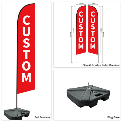 Car Dealer Advertising Swooper Flags