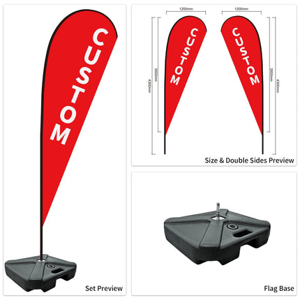 Used Car Dealership Tear Drop Flags