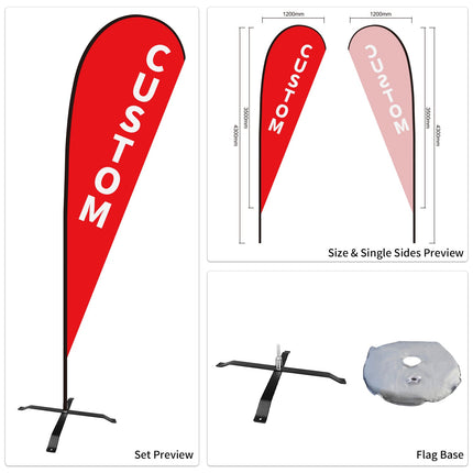 Used Car Dealership Tear Drop Flags