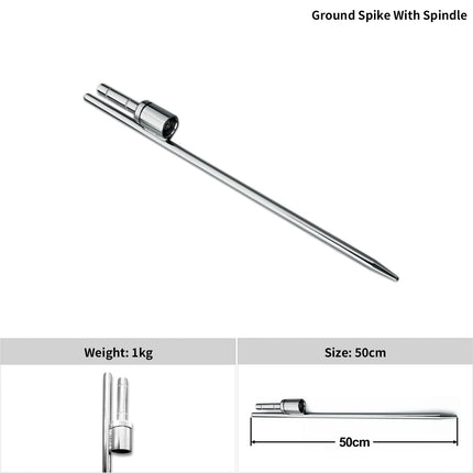Ground Spike With Spindle