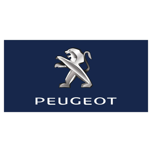 Peugeot Car Dealer Banner Horizontal Flag