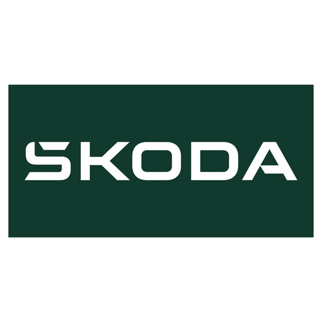 Skoda Car Dealer Banner Horizontal Flag