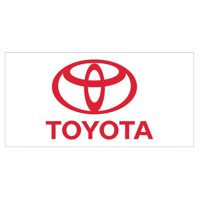 Toyota Car Dealer Banner Horizontal Flag