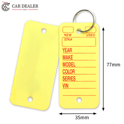 Car Dealer Key Tags