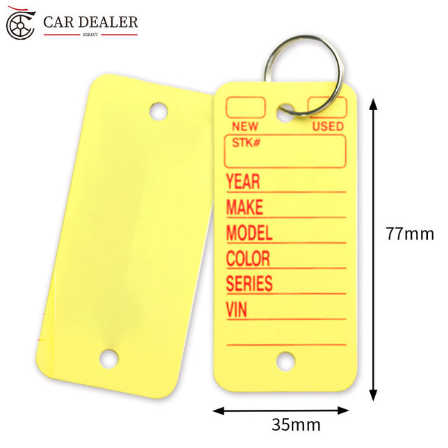 Car Dealer Key Tags
