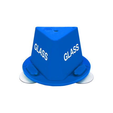 Car Using Number Block Blue Glass