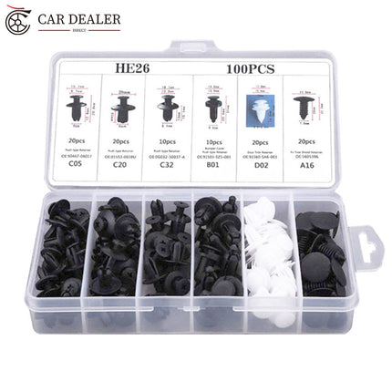 Automotive Body Rivets Plastic Screws For Car Bumper