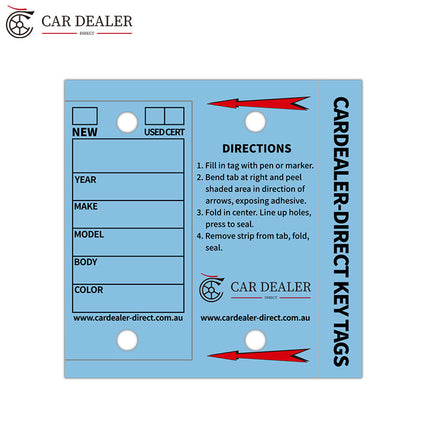 Workshop Car Key Tags